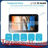 RoHS Certificated 9H Tempered Glass Tablet Screen Protector For Lenovo Idea Tab A7-50 A7-40 A3500