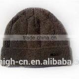 Fashion Winter Mens Wool Knitted Hat thumbnail-1