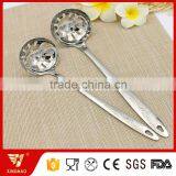 Good Quality Wholesale Utensil Soup Ladel Wire Skimmer With Rose Pattern Handle thumbnail-1
