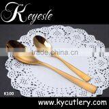 Good Quality Gold Plated Cutlery Set Stainless Steel thumbnail-4