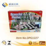 2 IN 1 Plastic Chess With Play Mat