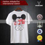 China Wholesale Breathable Organic Cotton Fancy Printed Teen Girl t Shirt thumbnail-2