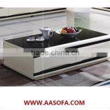 Modern Design Wooden Tea Table With Glass Top thumbnail-1