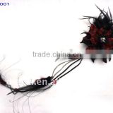 Fashion feather party headdress with ladies