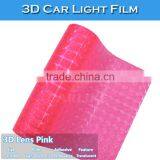 Air Bubble Free Pink 3D Vinyl Car Light Fashion Decoration Sticker thumbnail-1