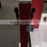 Fidek Original Design Portable Karaoke Speaker Tower Wooden Bluetooth Speaker Karaoke Function With Build-in Echo Audio Speaker thumbnail-2