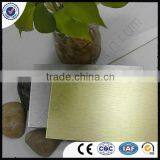 Gold and Silver High Quality Low Price Mirror and Brush Aluminium Composite Panel Cladding thumbnail-1