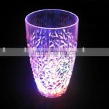 Colorful Leaf-shaped flashing led light up cup glow in the dark bar products China wholesale