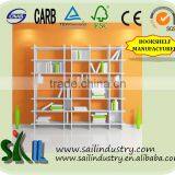 Wooden Bookcase White Mdf