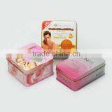 New Design Mint Square Shape Tin Box for Soap