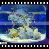 Original Lucite Material Round Acrylic Aquarium for Restaurant thumbnail-2
