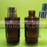 Amber Essential Oil Bottle With Dropper