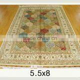 Double Knots Persian Rugs Handmad Silk Carpets thumbnail-1