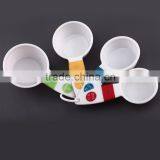 Passed FDA or LFGB Good Quality Plastic Graduated Plastic Measuring Cups