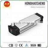 10S5P 36V 13ah Rechargeable Electric Bike Lithium Ion Battery Pack Silver Fish Type thumbnail-1