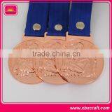 Stainless Steel Gold Silver Copper Catholic Sport Medal