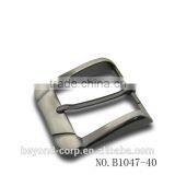 Black Effect Customized Male 40mm Gun Brushed Prong Buckle