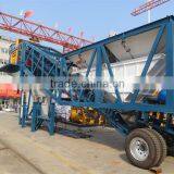 Portable Concrete Mixer Machine,mobile Type Concrete Batching Plant 25-75m3/h thumbnail-3