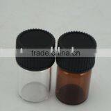 Clear and Amber Galss Vials Jar thumbnail-1