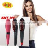 New Style 100% Original NASV With LCD Display Hair Straightener Brush FCC CE RoHS thumbnail-3