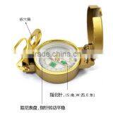 Hot Sale Outdoor Hiking Portable Metal Brass Compass With Lid thumbnail-6