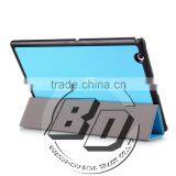 Manufacturer Wholesale Professional Three Folding Stand PU Leather Tablet Case For Sony Xperia Z4 Tablet Lowest Price thumbnail-5