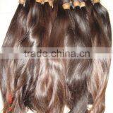 Human Hair / Vrigin Human Hair Extension Braid-Natural Brown Color / Virgin Hair / Raw Hair thumbnail-1