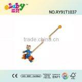 wooden push along toy