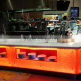 Bordeaux Led Lighting Counter Acrylic Led Lighting Counter Counter Top Back Lighting