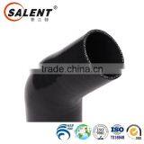 High Grade 70mm to 51mm Black Flexible 45 Degree Silicone Reducer Elbow Hose Silicone Rubber Hose thumbnail-1