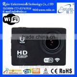 HD 1080p Waterproof Underwater 60M Wireless Wifi Helmet Sport Action Camera