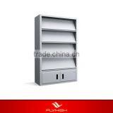 Easy to Assemble Office Furniture to Magazines Wood Metal Shelf