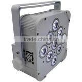 Three Years Warranty Uplight Rechargeable DMX Wireless Battery Powered Par Can 5in1 RGBWA 9x15w LED Par Light thumbnail-5