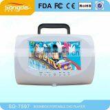 Portable DVD CD MP3 Boombox Player With USB/TV/FM thumbnail-2