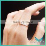 Engagement Rings Moissanite Rings With 6.5mm EF Loose Gemstone, Online Jewellery Wholesale Synthetic Diamond Rings thumbnail-6