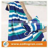 100% Cotton Printed Foldable Beach Towel Bag