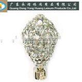 Modern Popular Size high quality Decorative head for roma curtain pole