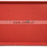 rectangular Red Fast food tray