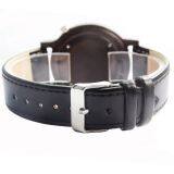 Your Logo Brand Genuine Leather Thin Case Wooden Watches thumbnail-5