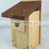 New Designed Unfinished Environmental Wooden Bird House Wholesale thumbnail-2