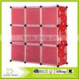 New Product !9 Magic Wardrobe Piece Plastic Frame Easy Assembly Bookcase Storage Cabinets thumbnail-2
