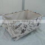 Hot Selling Cloth Storage Basket With Pattern and Handle thumbnail-2