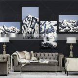 Framed Handmade Winter Landscape Painting for Home Decoration thumbnail-4