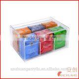 Acrylic Tea Bag Holder 6 Compact Tea Bag Organizer thumbnail-1