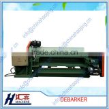 4ft/8ft log debarker wood log decorticate barking machine debarker and round log lathe round debarker machine