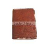 Minimal Leather Wallet Genuine Leather Card Holder With Pocket Wallet thumbnail-4