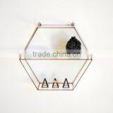 Geometric Shelf Stained Large Hanging Glass Terrarium thumbnail-2