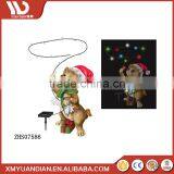 Decoration Wholesale Craft Supplies Resin Craft Animal Cat Led Light Personalized Christmas Ornaments thumbnail-1