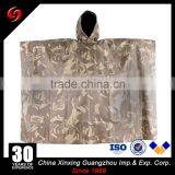OEM Factory Military Poncho Waterproof Breathable Camouflage Rain Poncho Adult Waterproof Poncho thumbnail-1