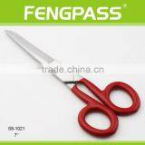 S8-1021 17.8CM 2Cr13 Full Stainless Steel With Plastic Coating Handle Sewing Scissors thumbnail-1
